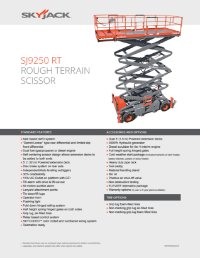 skyjack-sj9250-datasheet.pdf download